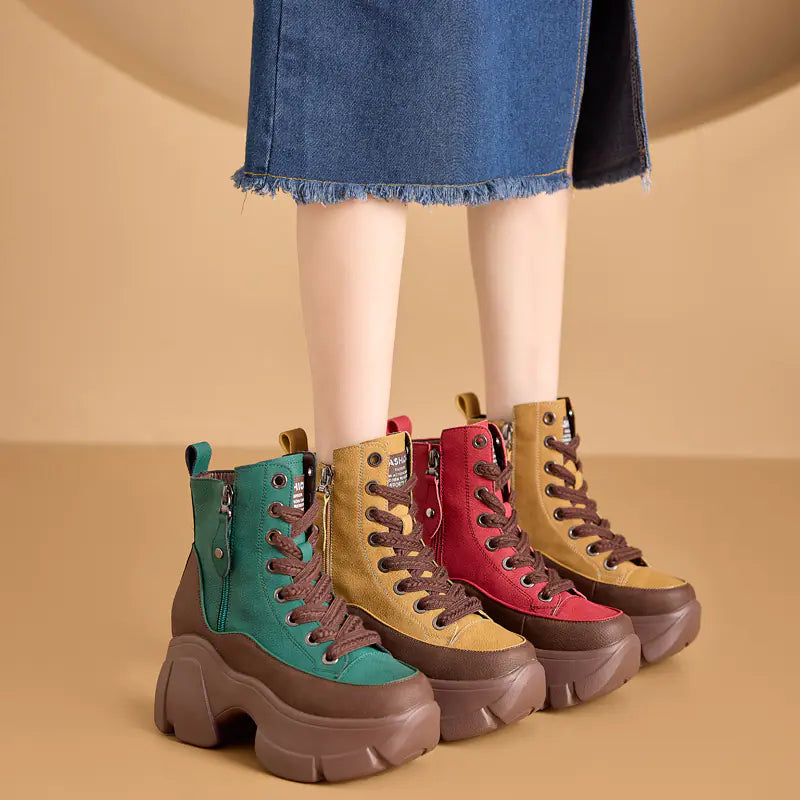 Retro Casual Short Boots for Women